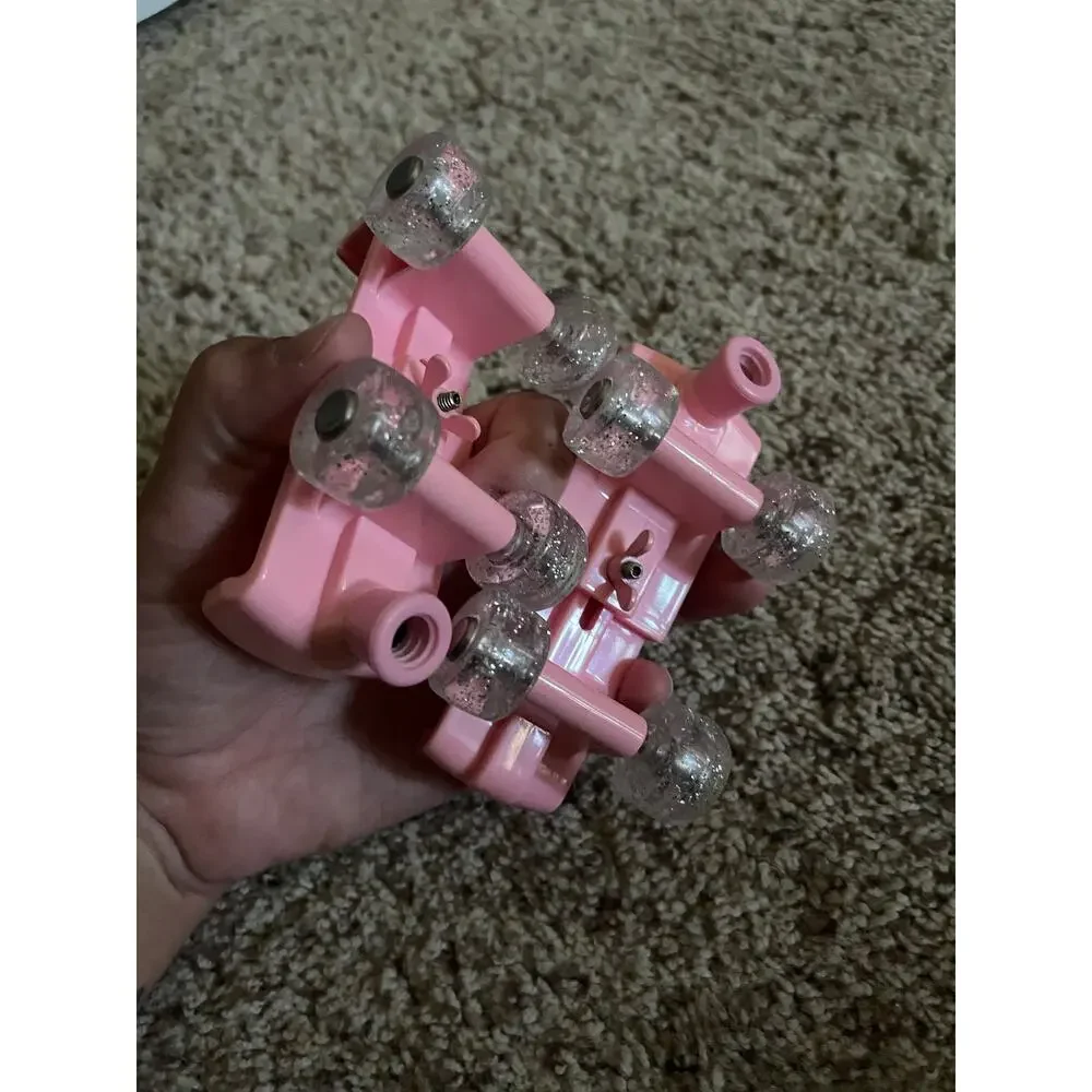 Build a Bear pink roller skates